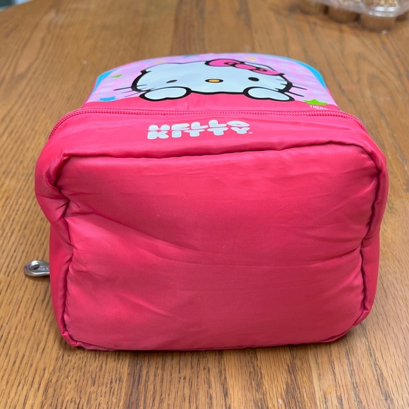 HELLO KITTY X Thermos Lunch Bag insulated pink tote purse zipper food storage - Picture 4 of 8